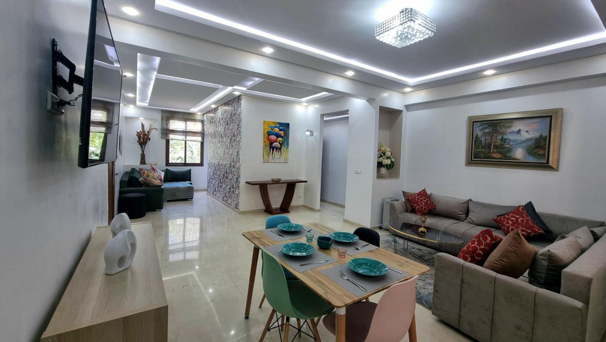 Luxury Family House With Garden View Casablanca Apartment Exterior photo